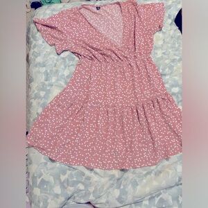Pink heart dress